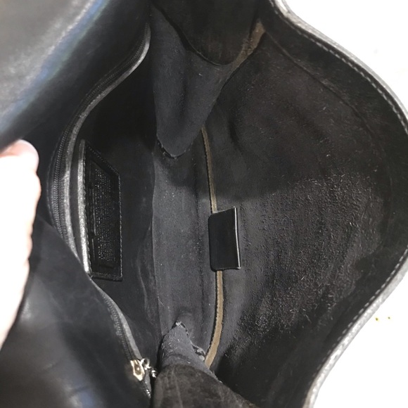 Auth~ COACH ~ Vintage Legacy Messenger Flap Bag # 6147 GUC! Black - Picture 11 of 12